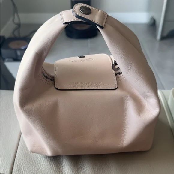 Longchamp Women's Le Pliage Xtra Round Leather Top Handle Bag - Picture 2 of 6